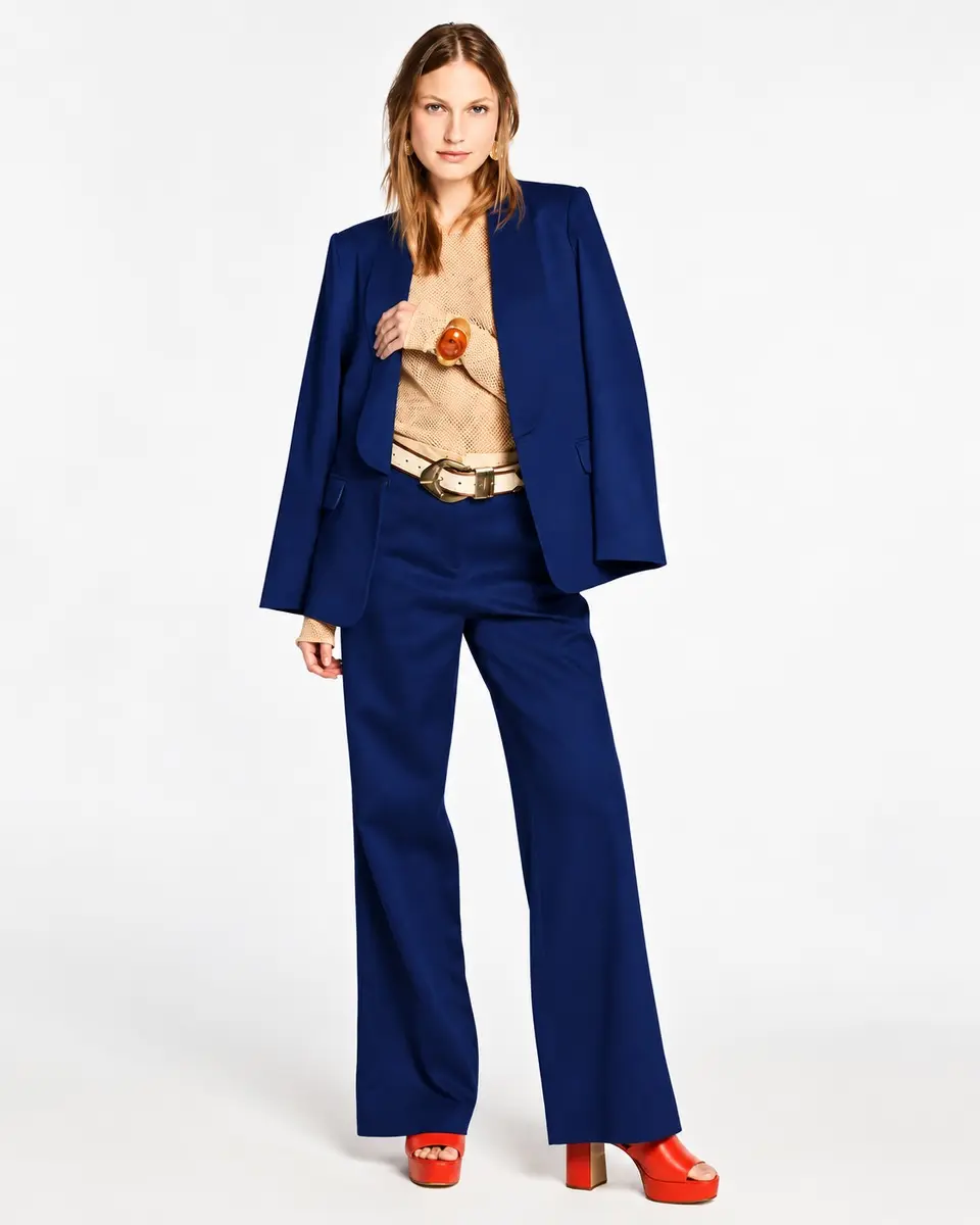 BLAZER ALFAIATARIA RUBIA