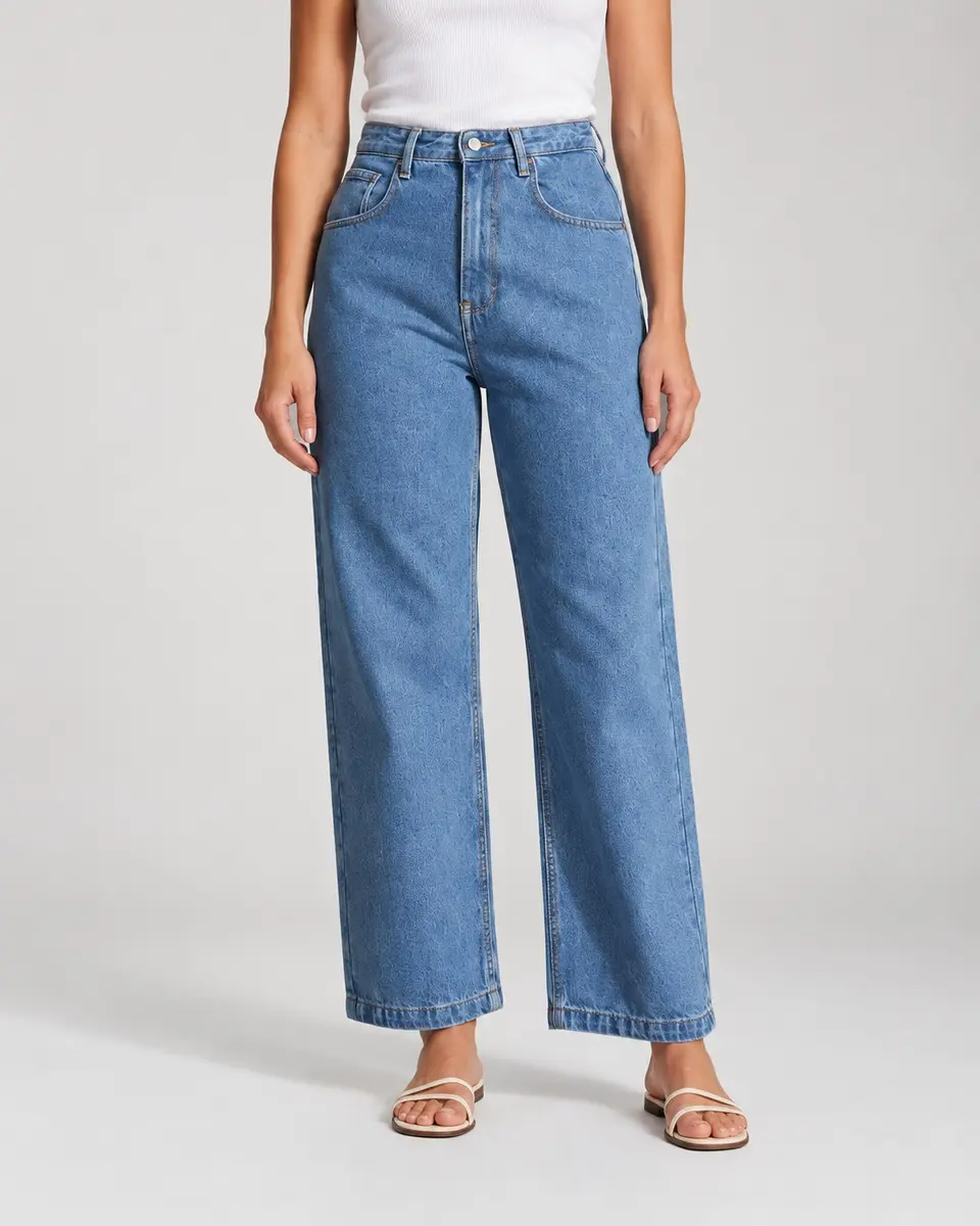 CALÇA JEANS Reta Olga