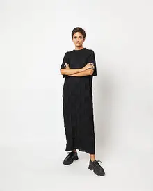 VESTIDO LONGO M/C BLOCOS
