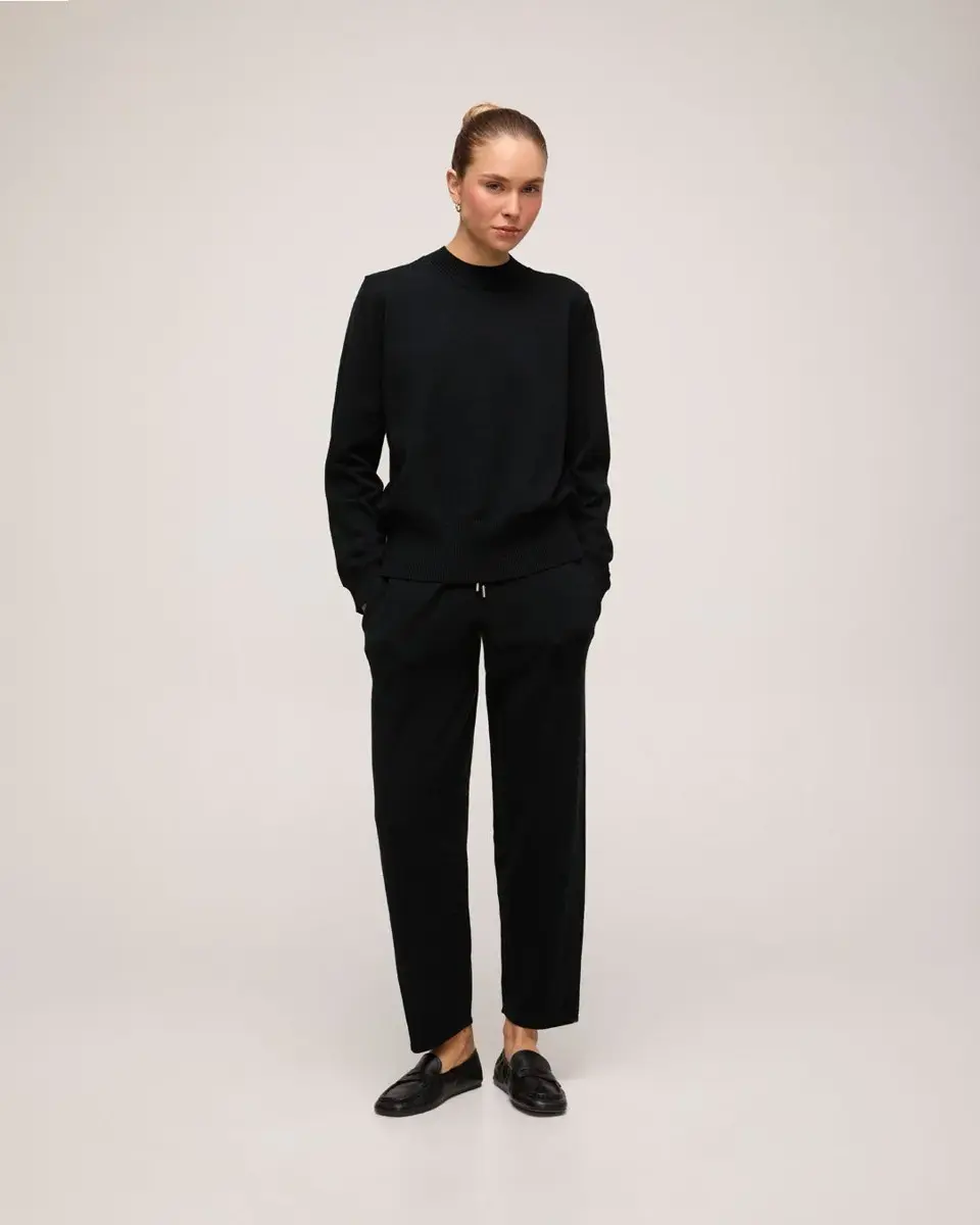 Calça Reta Tricot