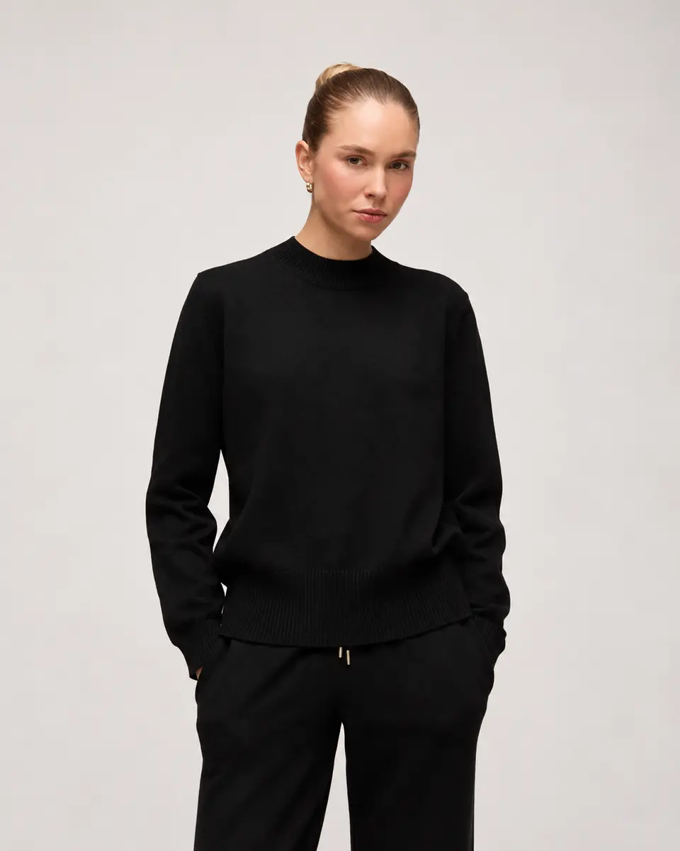 Calça Reta Tricot