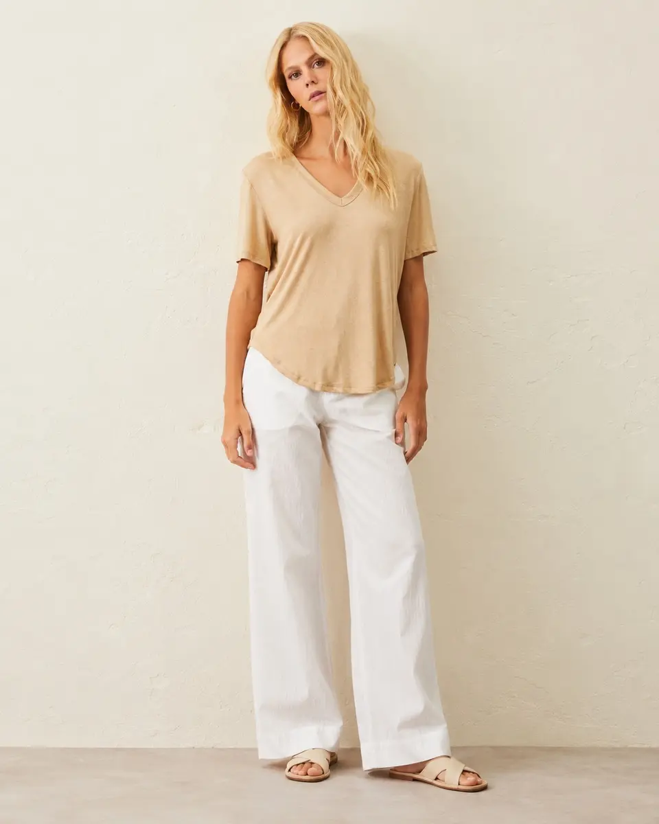 Camiseta Linho Viscose