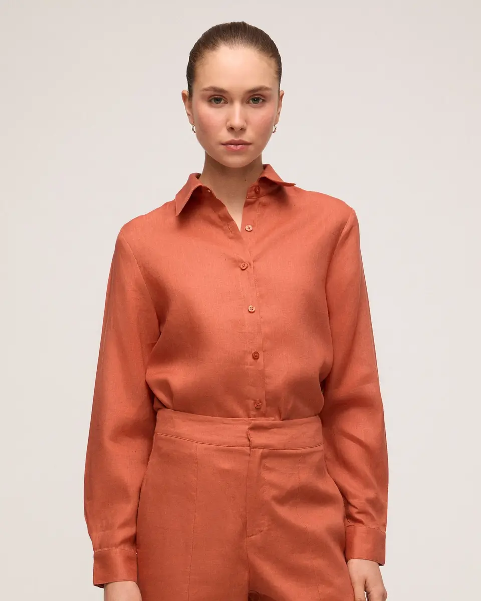 CAMISA LINHO NATURAL