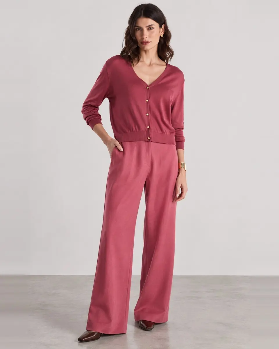CARDIGAN EM TRICOT RAYON FLEX