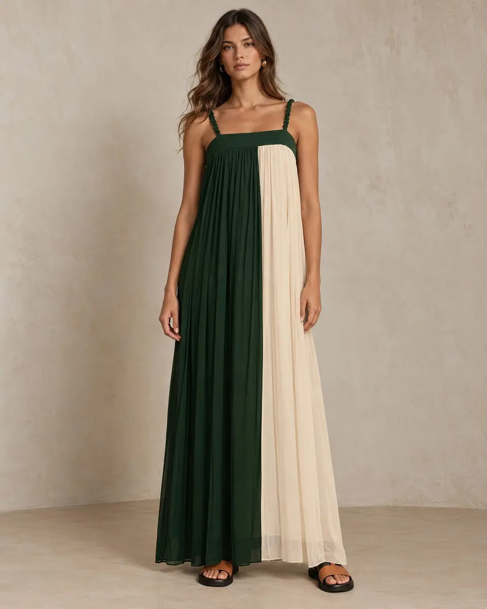 VESTIDO LEQUE