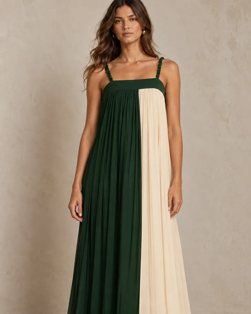 VESTIDO LEQUE