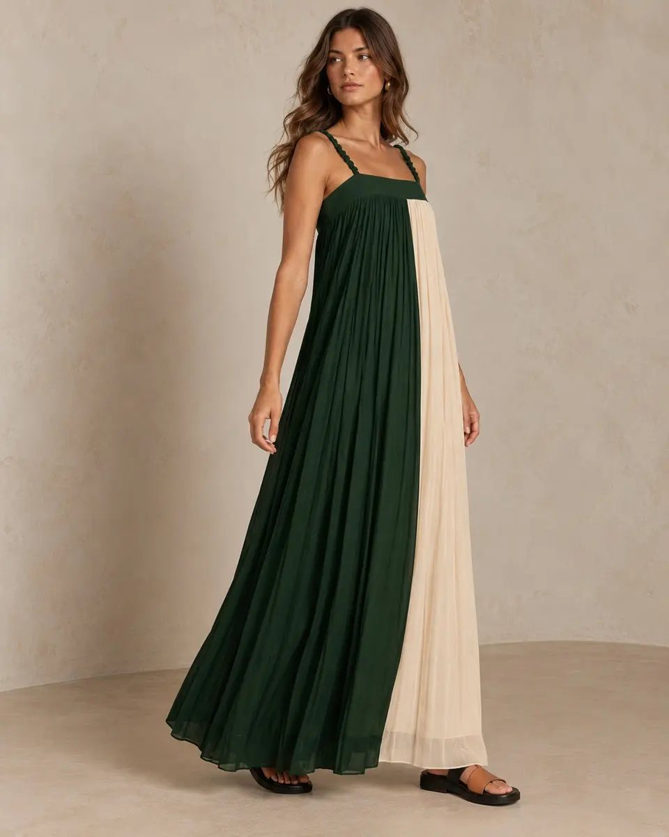 VESTIDO LEQUE