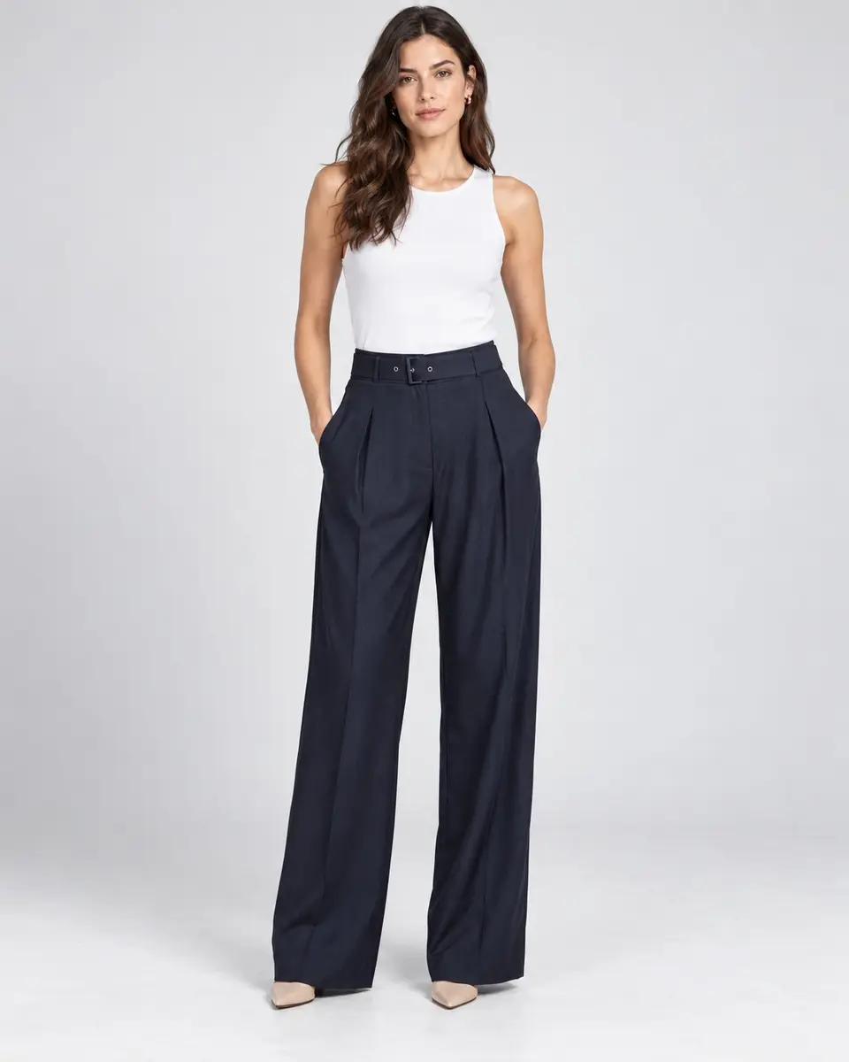 CALÇA COM CINTO LORENZA