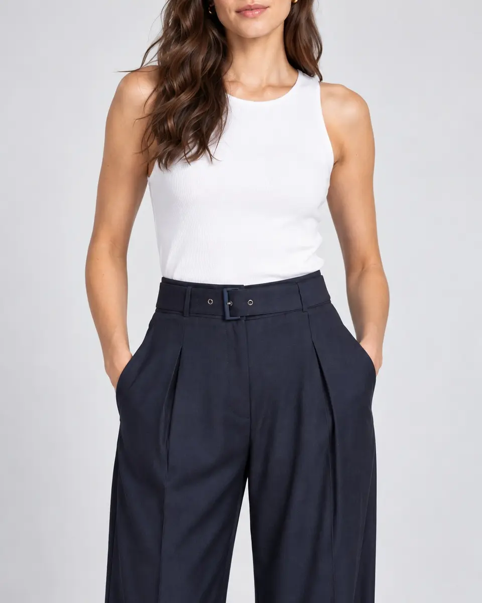 CALÇA COM CINTO LORENZA